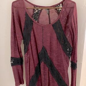 Maurice’s Lace Cut-Out Top